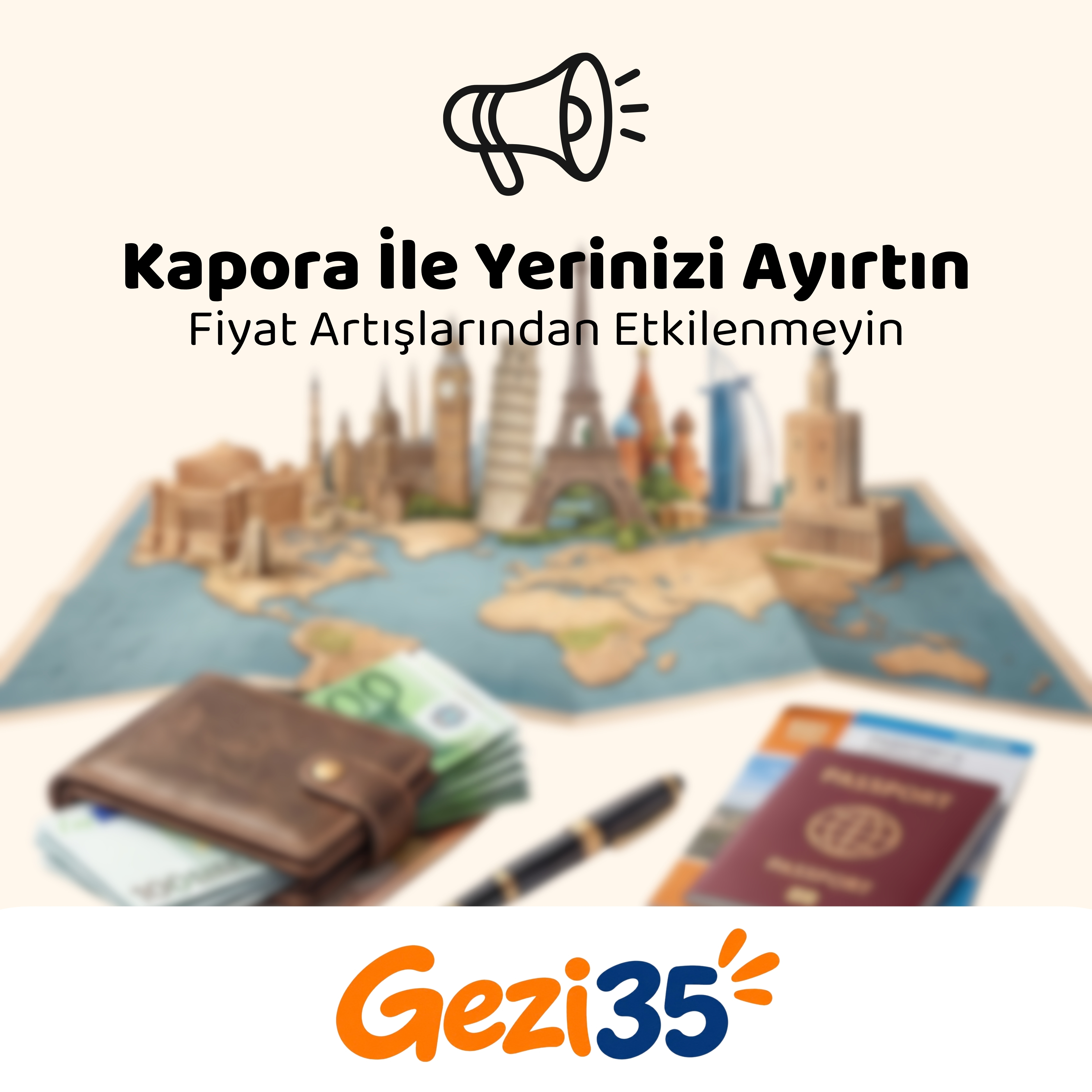 Kapora İle Yerinizi Ayırtın