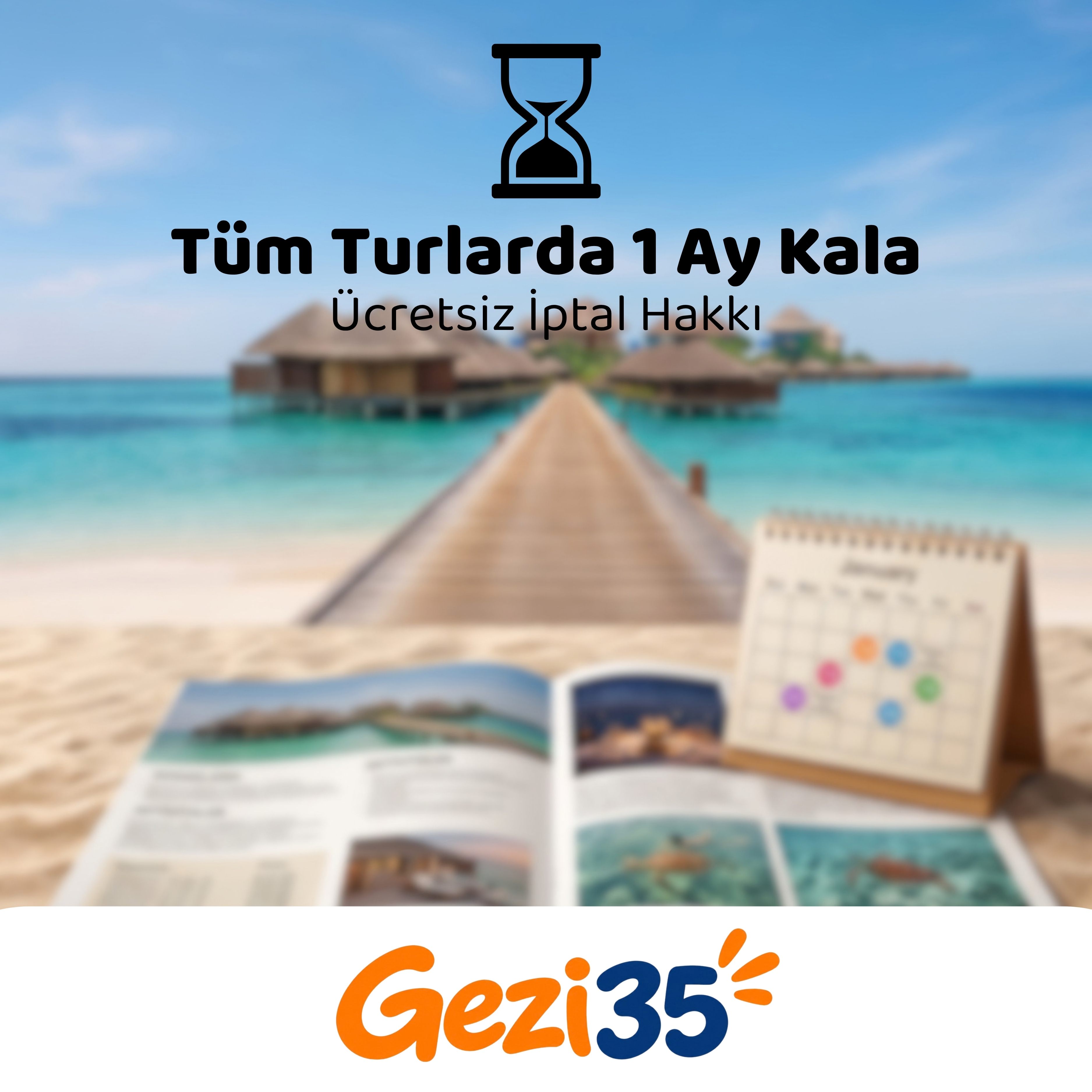 Yurt Dışı Turlarında 1 Ay Kala Ücretsiz İptal
