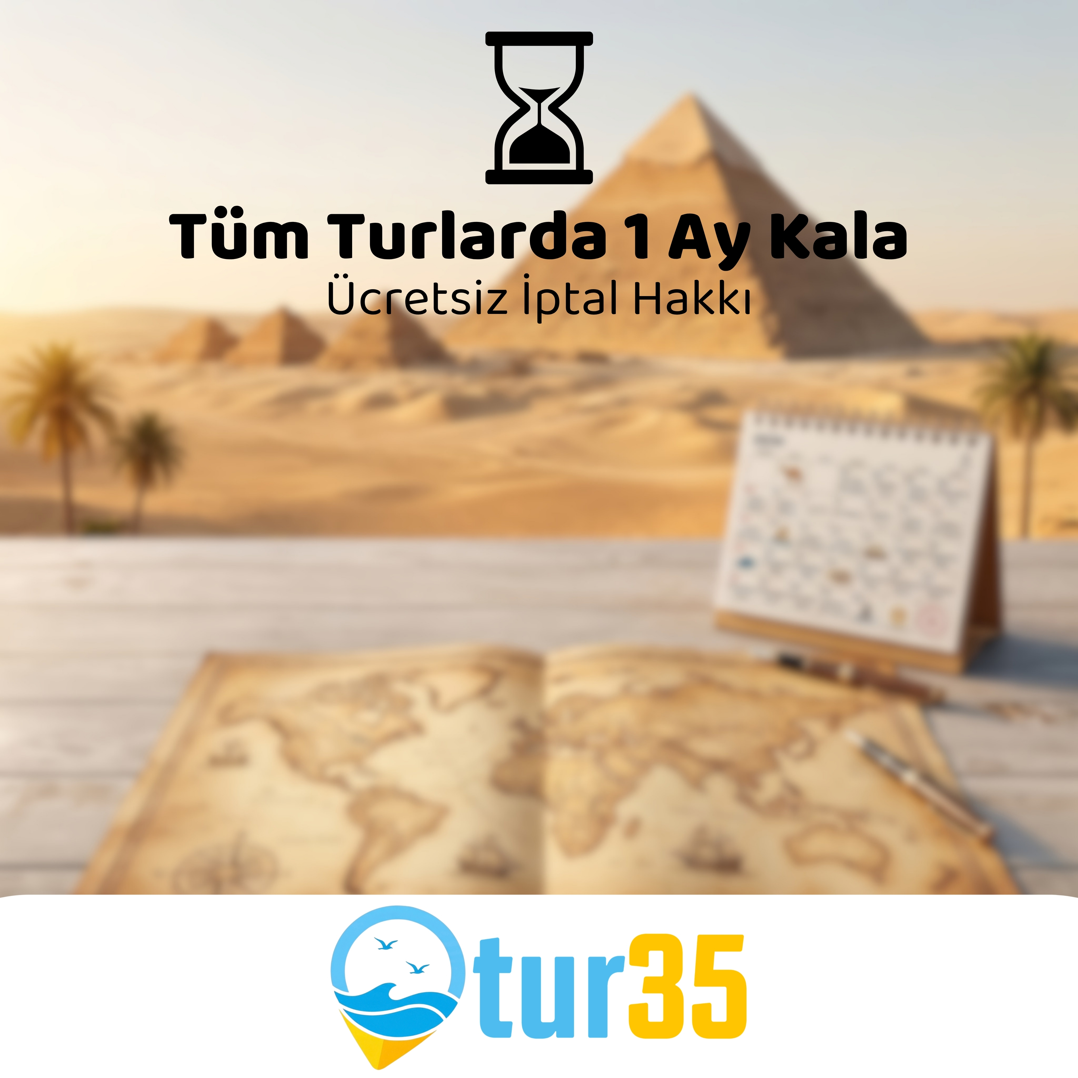 Yurt Dışı Turlarında 1 Ay Kala Ücretsiz İptal