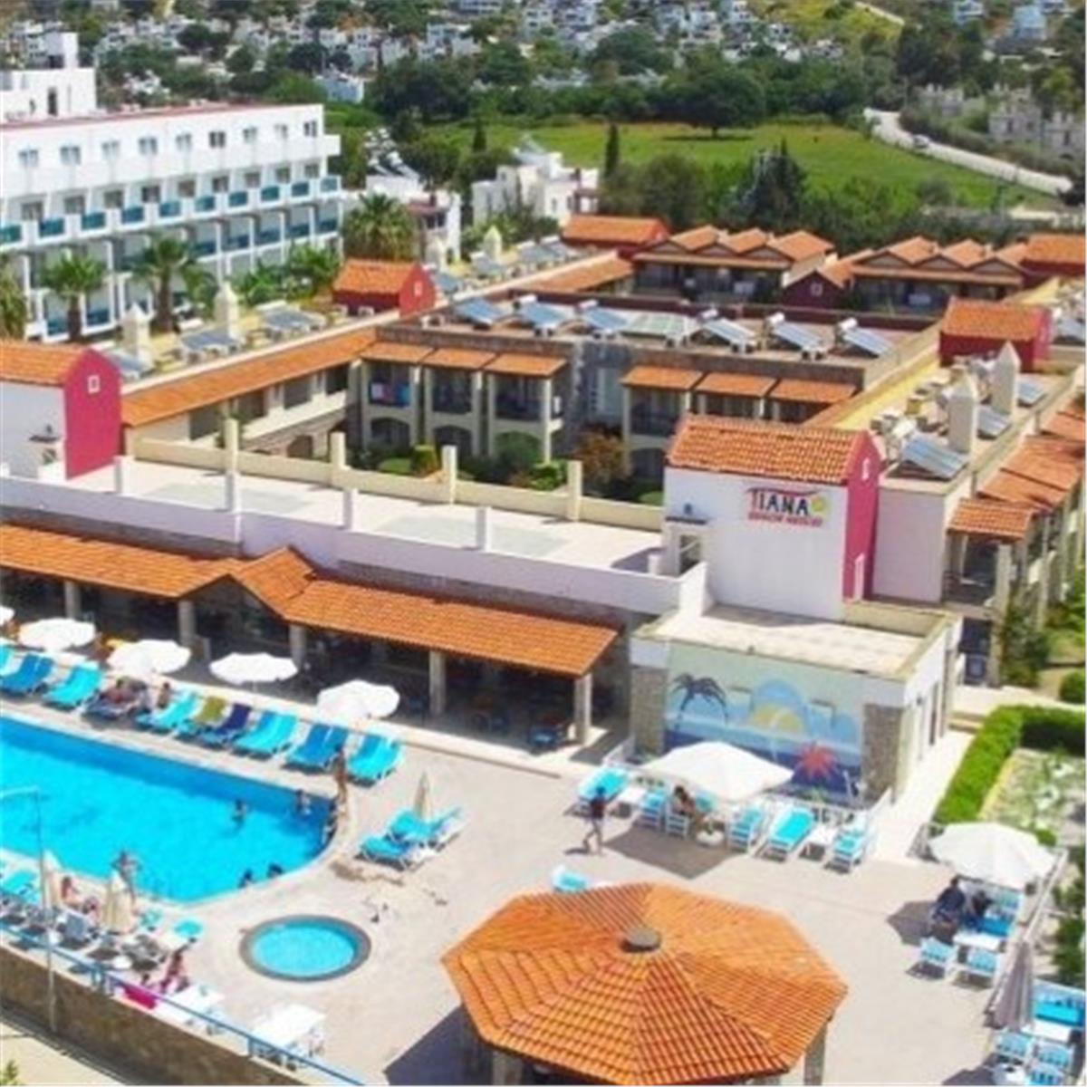 İzmir Çıkışlı 3 Gece 4 Gün Konaklamalı Her Şey Dahil 4 Yıldızlı Bodrum Tiana Beach Resort Hotel
