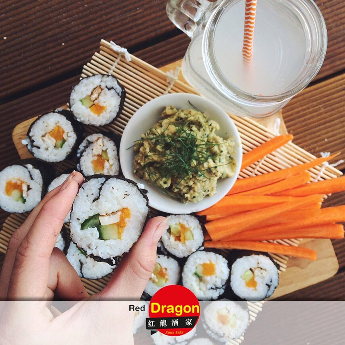 Alsancak Red Dragon Chinese Restaurant’da 18 Parça Sushi