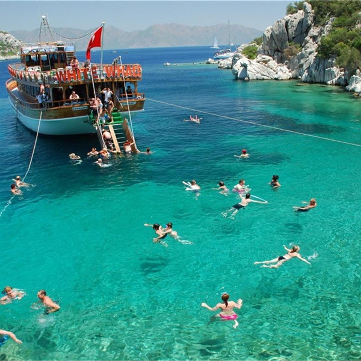 Marmaris Tekne Turu Ulaşım, Öğle Yemeği ve Sınırsız İçecek Dahil