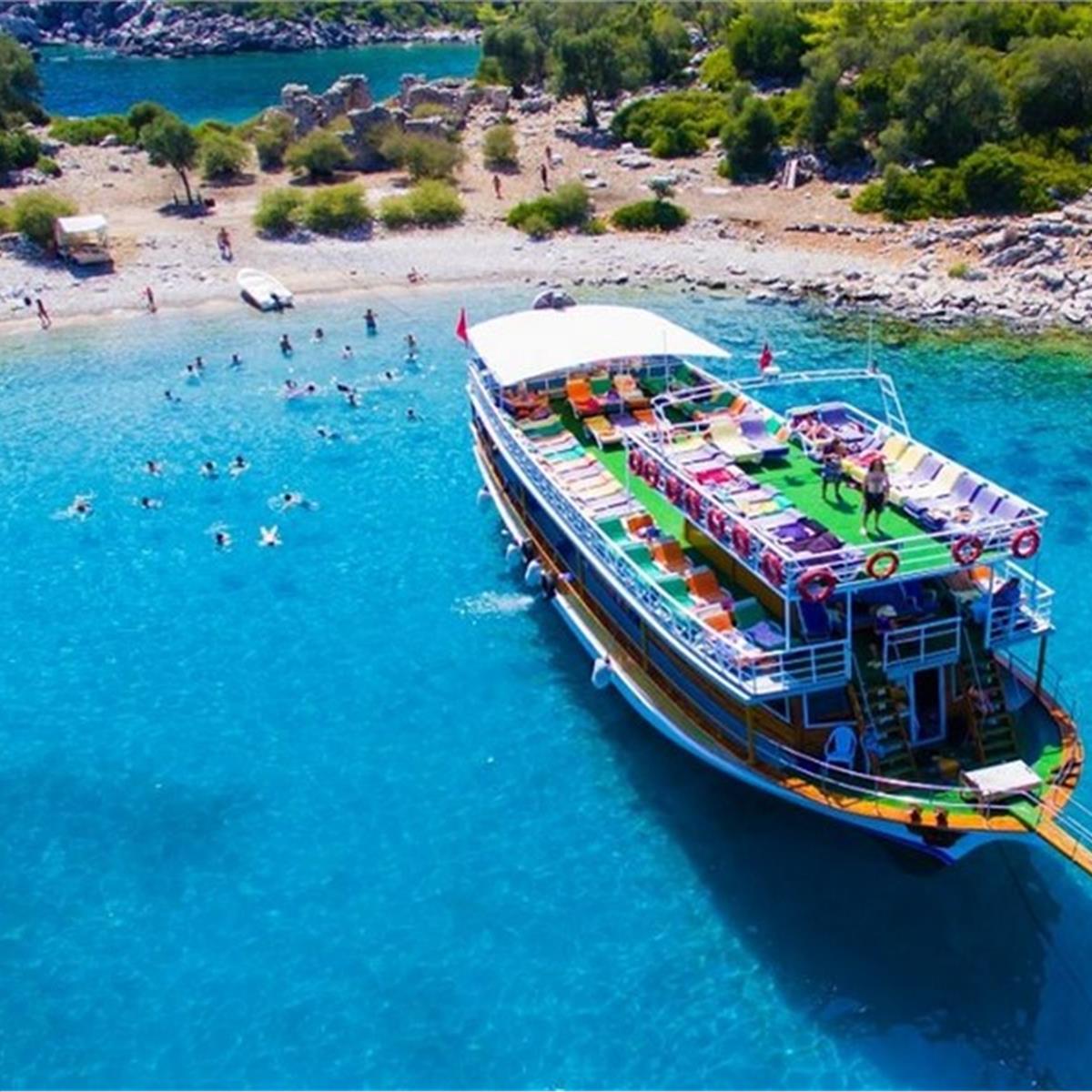 İzmir Çıkışlı Günübirlik Öğle Yemeği Dahil Marmaris, Gökova Tekne Turu