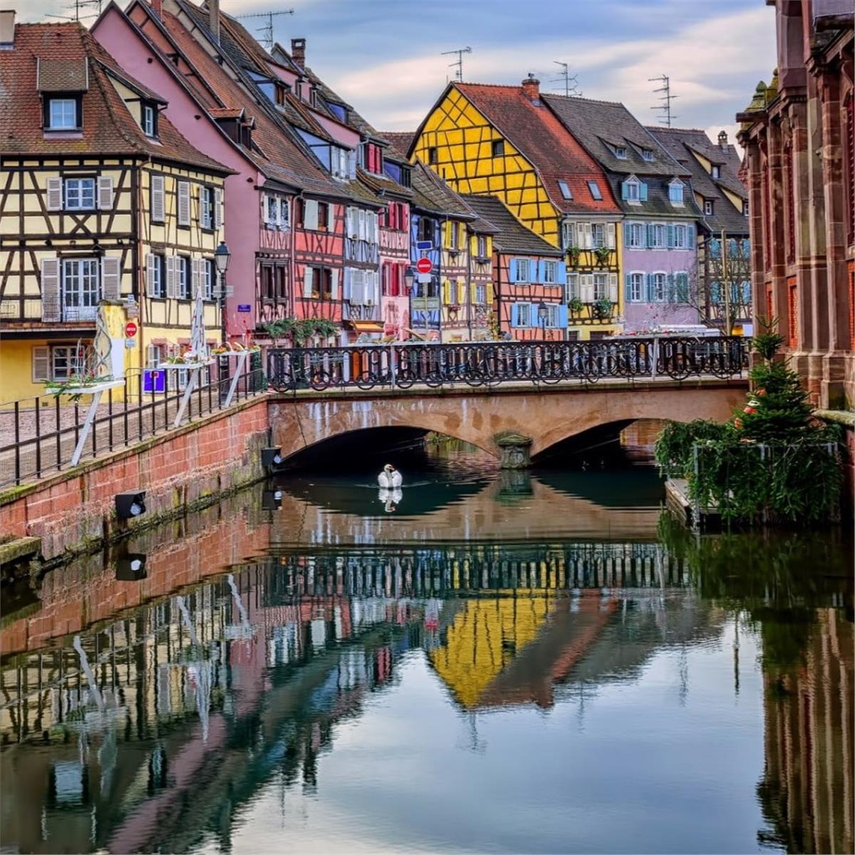 İzmir'den Uçak İle Hareketli 4 Gece 5 Gün Konaklamalı Alsace Colmar ve Tren ile Alp Dağları Turu Rotası