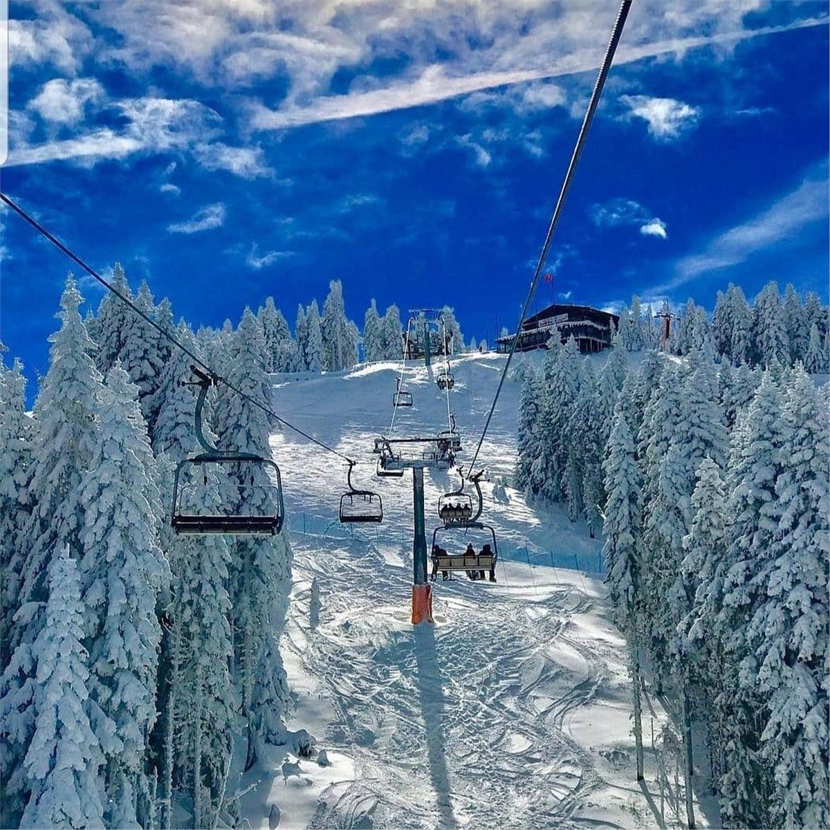 ılgaz kayak merkezi telesiyej görünüm