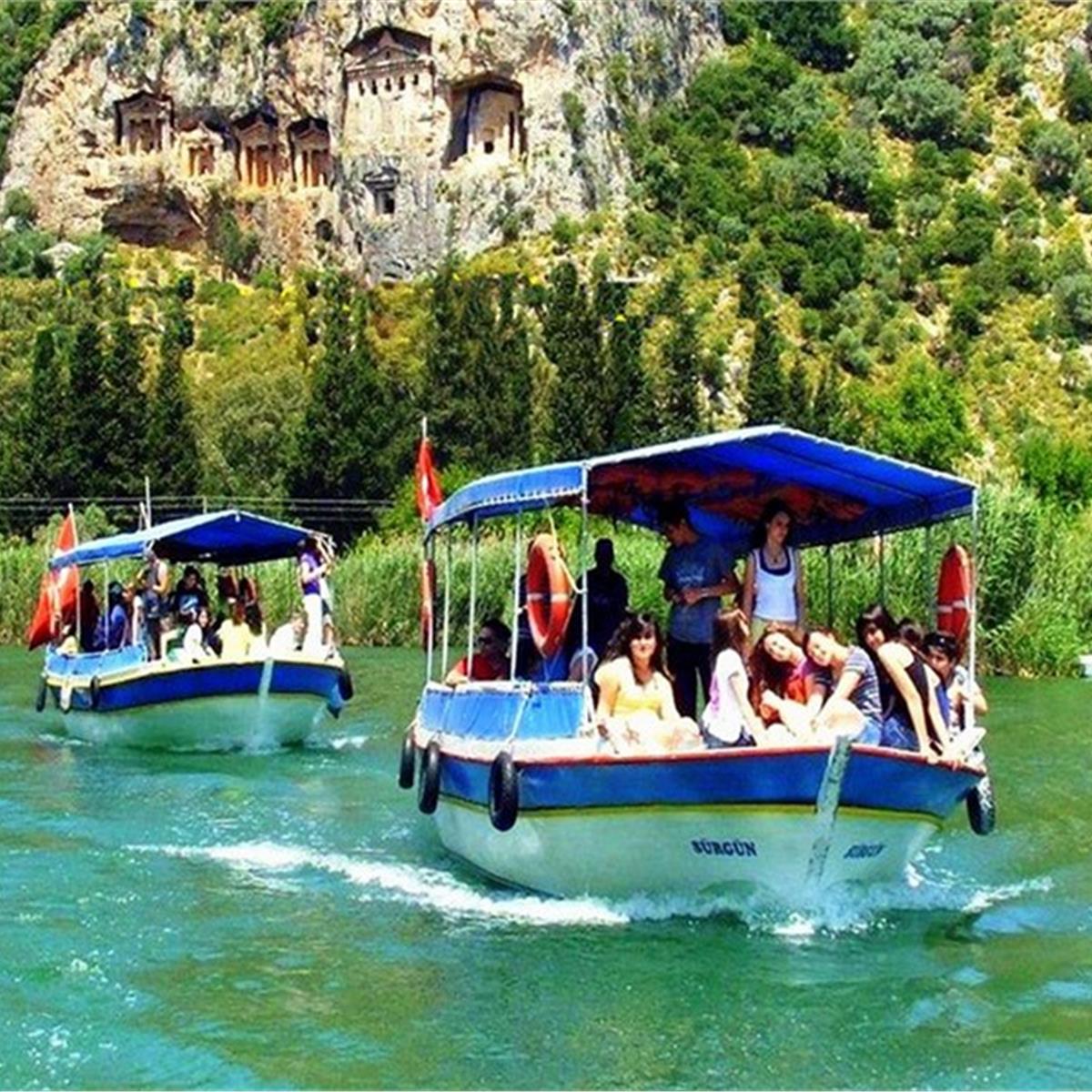 İzmir Çıkışlı Günübirlik Yuvarlakçay, Dalyan Tekne, Kral Mezarları, İztuzu Plajı Turu