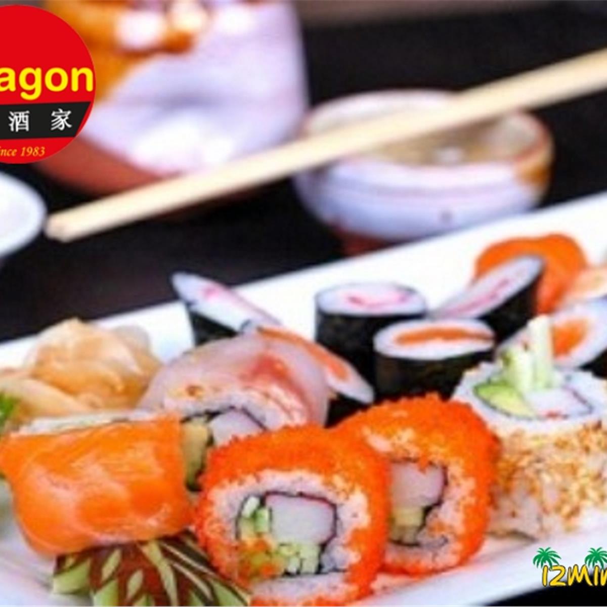 Alsancak Red Dragon Chinese Restaurant’da 18 Parça Sushi