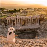 İzmir Çıkışlı Günübirlik Pamukkale  Travertenler, Hierapolis Antik Kenti, Karahayıt Turu