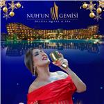 İzmir'den Uçak Bileti ve Otel Transferi Dahil 2 Gece 3 Gün Ultra Her Şey Dahil Konaklamalı Nuhun Gemisi Deluxe Hotel Spa Nukhet Duru Yılbaşı Galası 38.000TL'den Başlayan Fiyatlarla