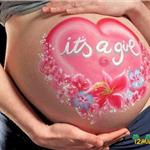 Hamile Karın Boyama, Çizim ve Fotoğraf Çekimi Fırsatı