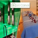 Life Corner Hotel’de Masaj, Türk Hamamı Şok Havuzu ve Sauna Kullanımı