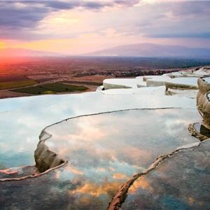 İzmir Çıkışlı Günübirlik Pamukkale  Travertenler, Hierapolis Antik Kenti, Karahayıt Turu