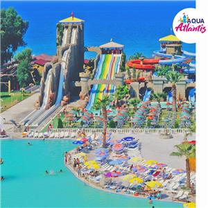 Kuşadası Aqua Atlantis’de Havuz, Aquapark ve Hamburger Menü ile sınırsız Eğlenceye Giriş Bileti