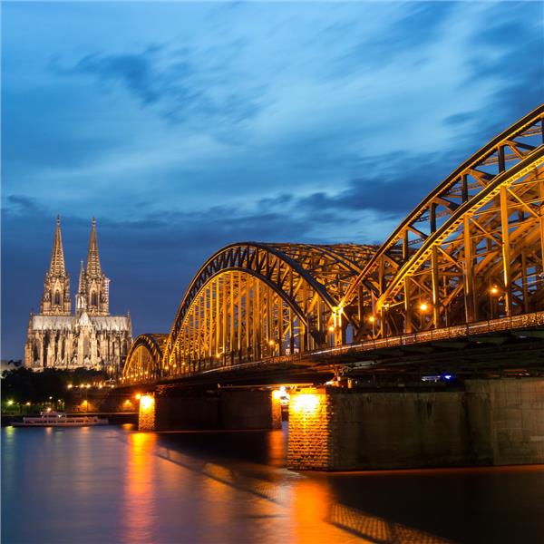 İzmir'den Uçaklı 7 Gece 8 Gün Konaklamalı Büyük Benelux & Almanya & Fransa Turu Rotası