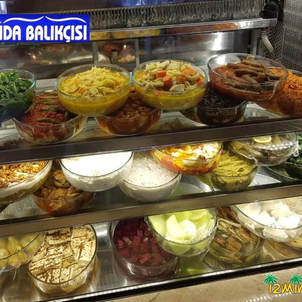 Bornova Ayvalık Cunda Balıkçısı Enfes Lezzetler ve İçecek Eşliğinde Balık Menü