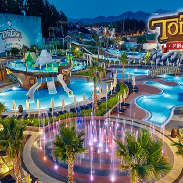 Kuşadası TorTuga Pirate Island Theme & Aquapark’ta Tüm Gün Havuz, Aquapark ve Ha