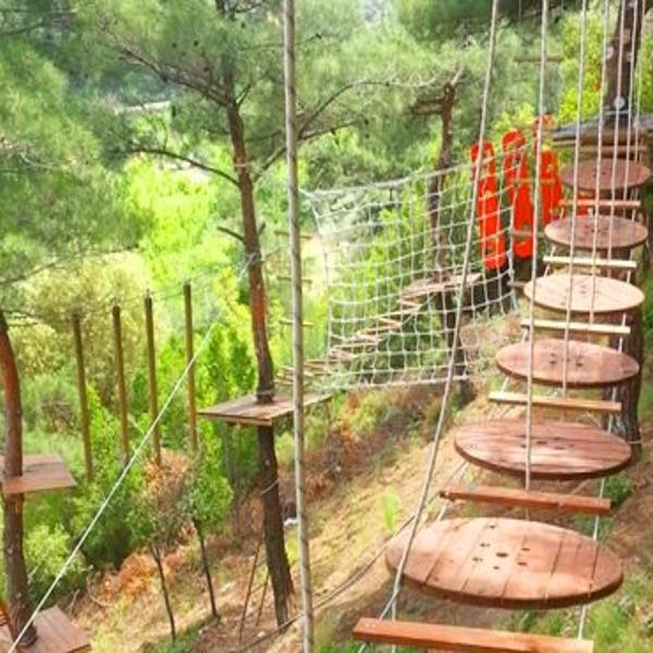 Homeros Adventure eğlence dolu macerara parkuru ve Mangal Keyfi