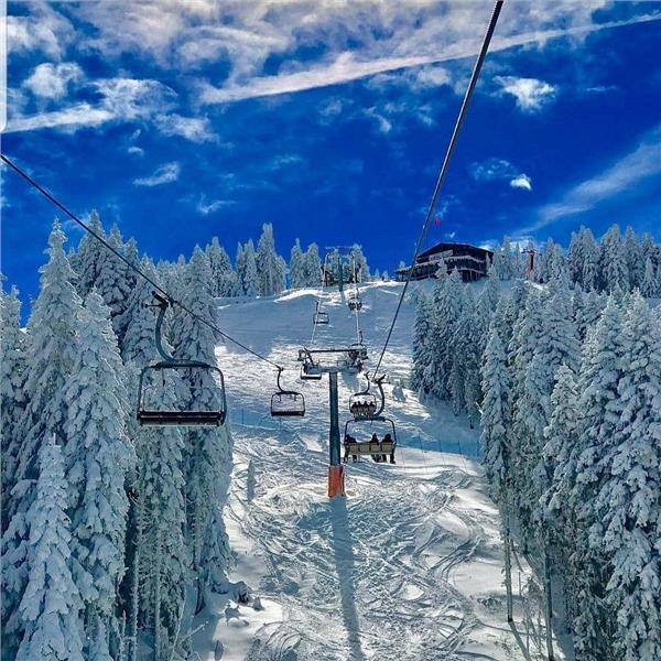 ılgaz kayak merkezi telesiyej görünüm