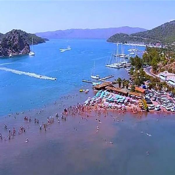 İzmir Çıkışlı Günübirlik Datça, Marmaris Kız Kumu, Turgut Şelalesi Turu. Üstelik kahvaltı dahil