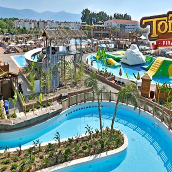 Kuşadası TorTuga Pirate Island Theme & Aquapark’ta Tüm Gün Havuz, Aquapark ve Ha