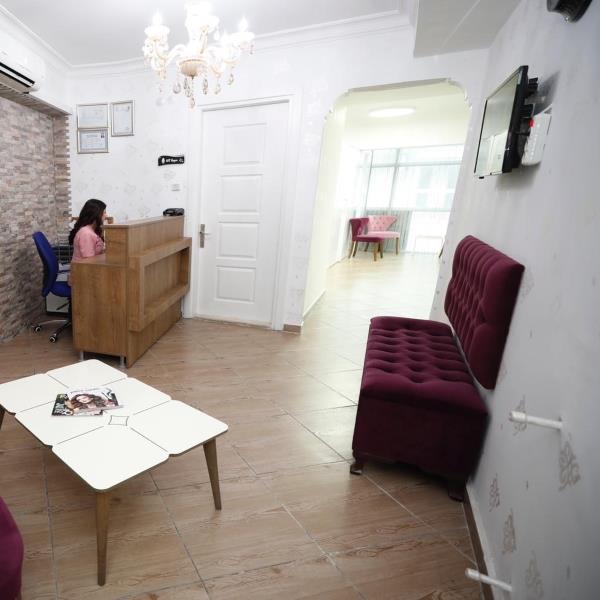 Elis güzellik salonu bekleme salonu görünüm